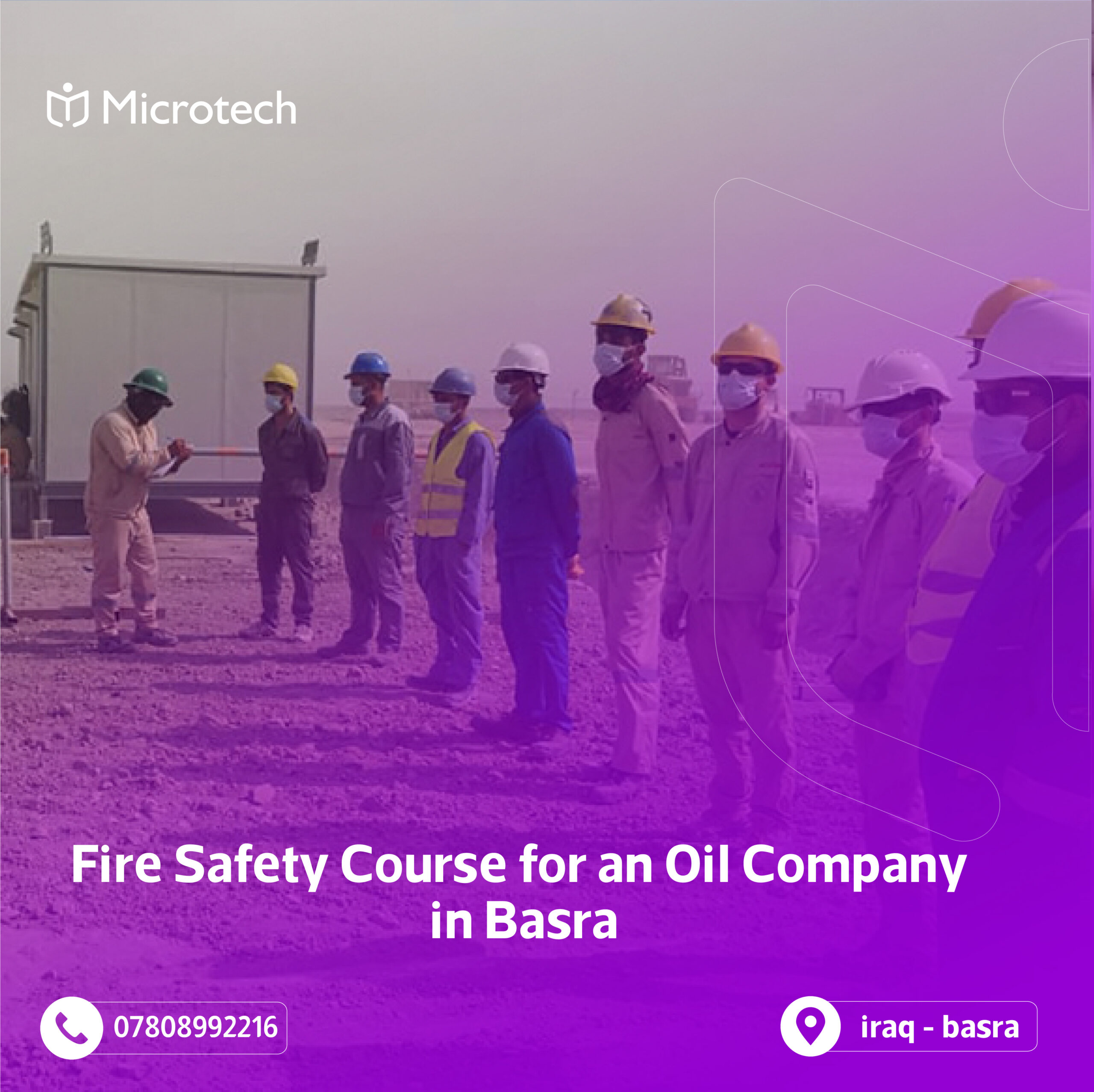 Fire Safety course for a company operating in oil sector
