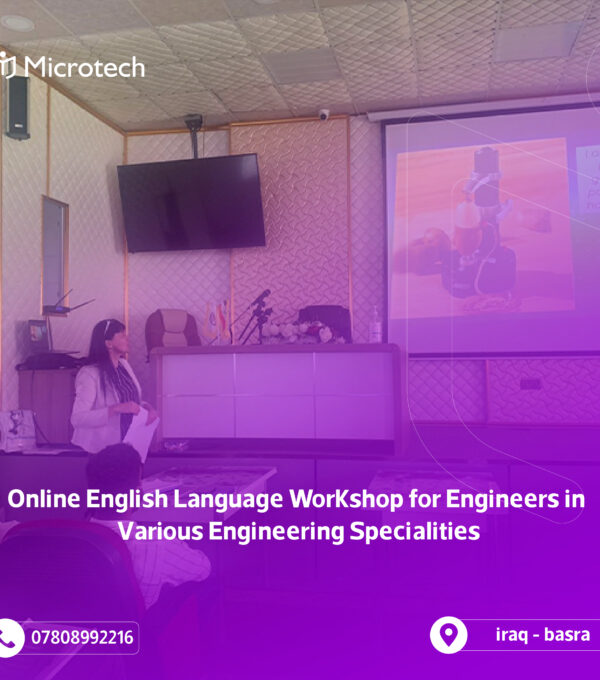 Online English Language Workshop for Engineers in Various Engineering Specialities