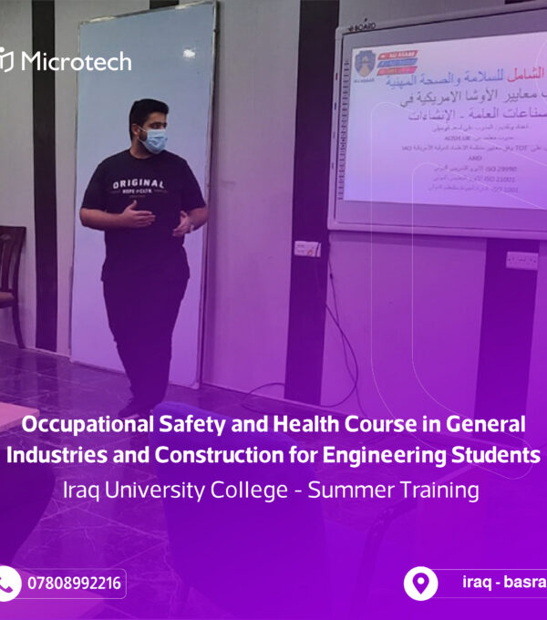 Occupational Safety and Health Course in General Industries and Construction